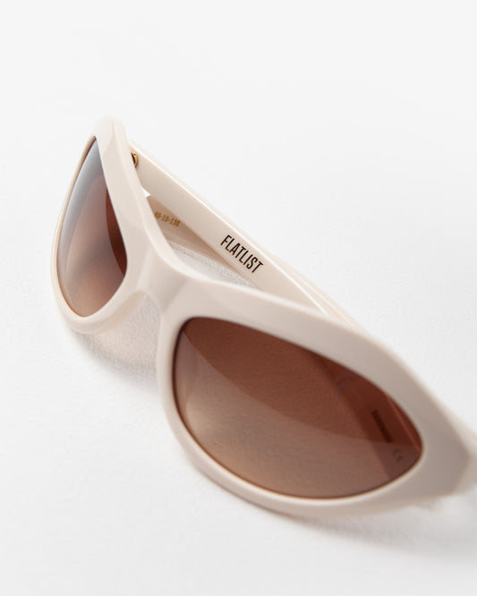Flatlist Akiwa Solid Butter / Brown Gradient Lens