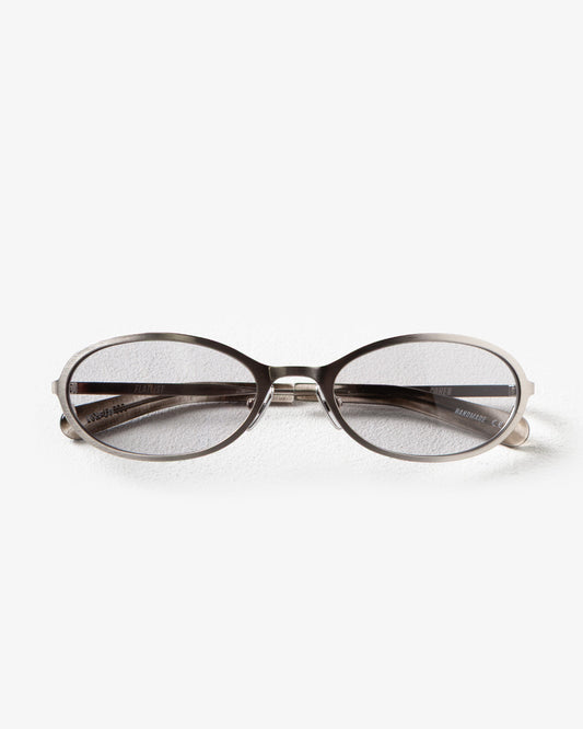 Flatlist Cohen Brush Silver/Transparent Grey Lens