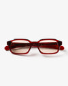 Flatlist Hanky Crystal Burgundy/Peach Lens