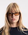 Flatlist Olympia Olive Horn/Yellow Lens Lens