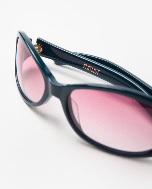Flatlist Opel Solid Blue Ink / Pink gradient Lens