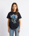 Ganni Relaxed T-Shirt Flower Print Phantom