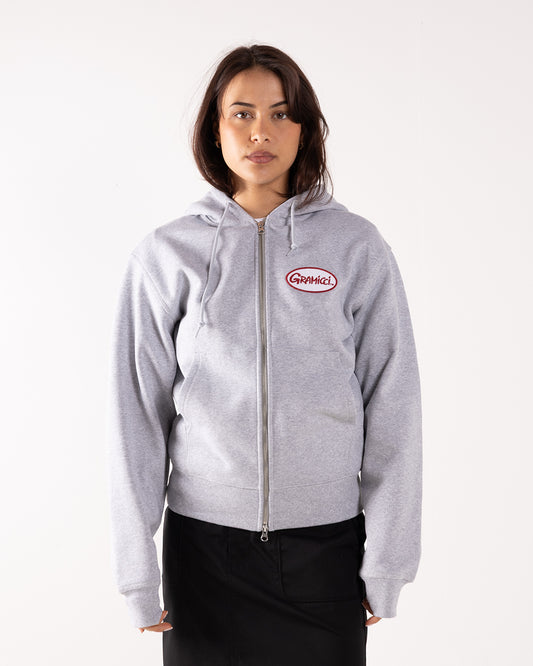 Gramicci Hooded Zip Heather Grey