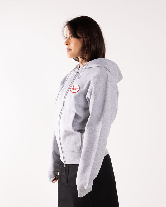 Gramicci Hooded Zip Heather Grey