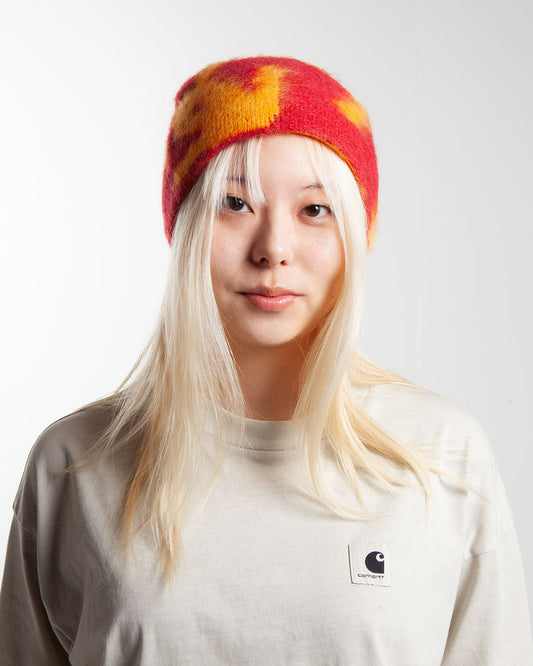 Gramicci Mohair Burly Runningman Beanie Burnt Orange