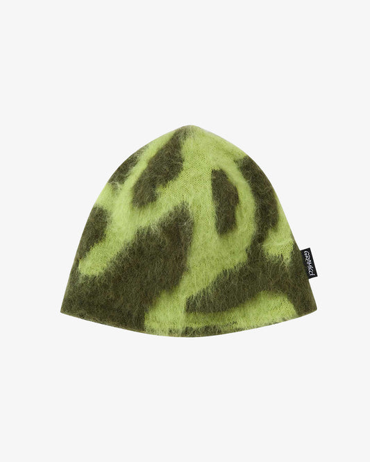 Gramicci Mohair Burly Runningman Beanie Chartreuse