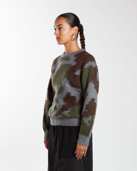 Gramicci Mohair Sweater Jungle Digi Camo