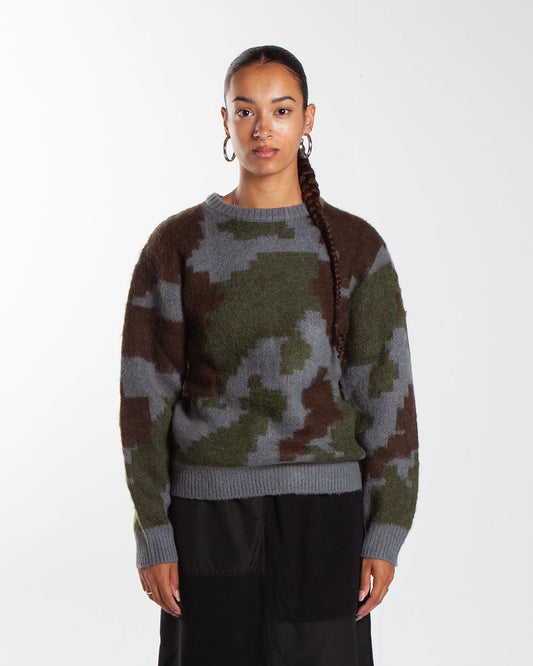 Gramicci Mohair Sweater Jungle Digi Camo
