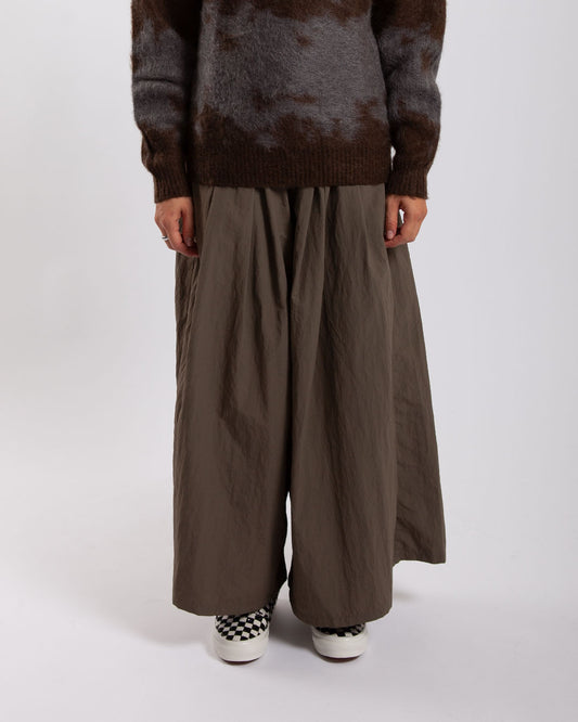 Gramicci Nylon Flare Pant Burnt Olive