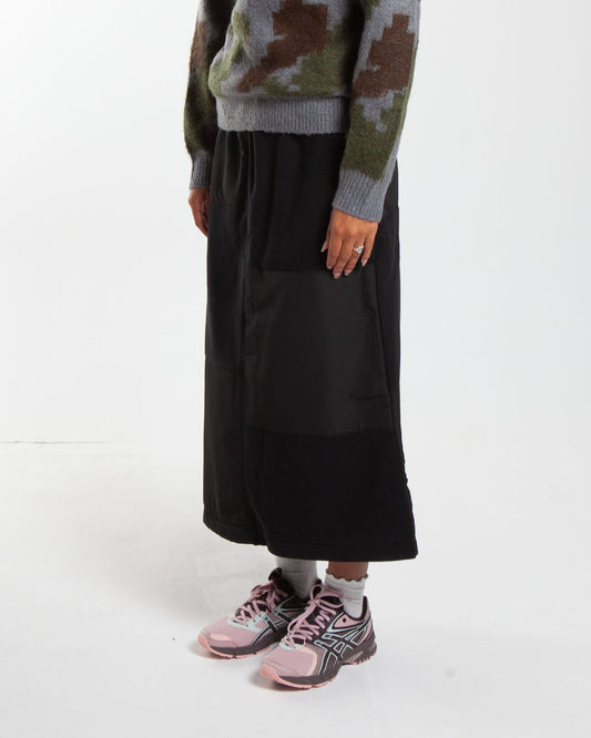 Gramicci Thermal Fleece Patch Skirt Black
