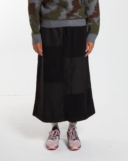 Gramicci Thermal Fleece Patch Skirt Black