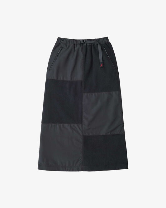 Gramicci Thermal Fleece Patch Skirt Black
