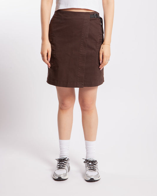 Gramicci Wrap Skirt Dark Brown