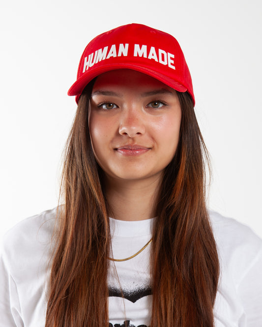 Human Made 5 Panel Twill Cap Red