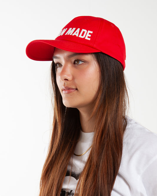 Human Made 5 Panel Twill Cap Red