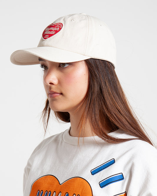 Human Made 6 Panel Twill Cap White