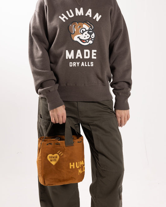 Human Made Drawstring Bag Brown