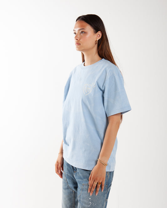 Human Made Garment Dye T-Shirt Blue