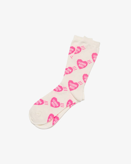 Human Made Heart Socks Pink