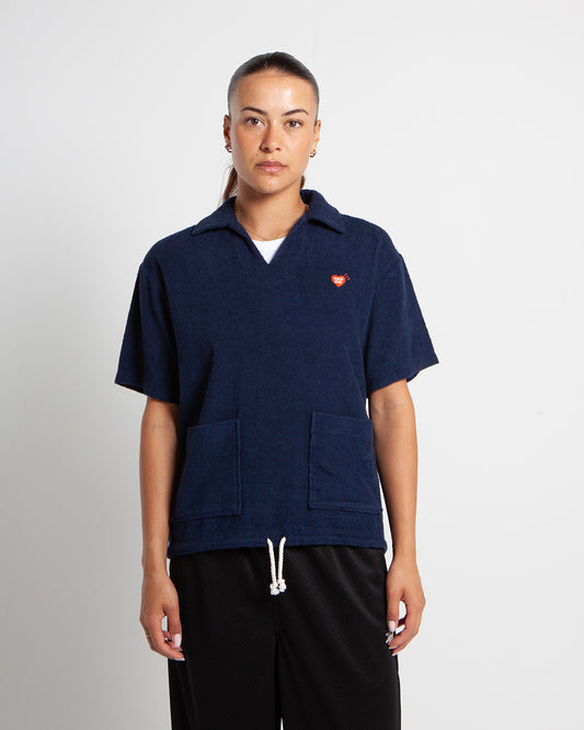 Human Made Pile Pullover Shirt Navy