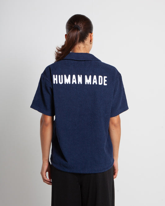 Human Made Pile Pullover Shirt Navy