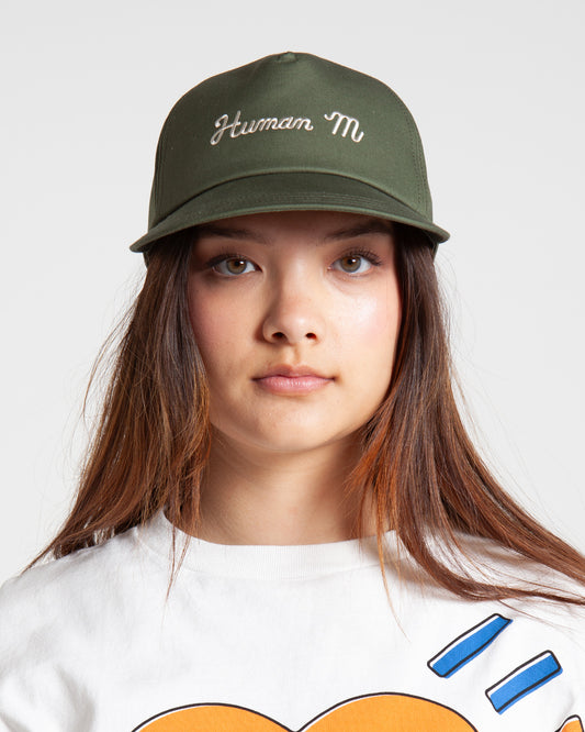 Human Made Spanel Twill Cap Olive Drab