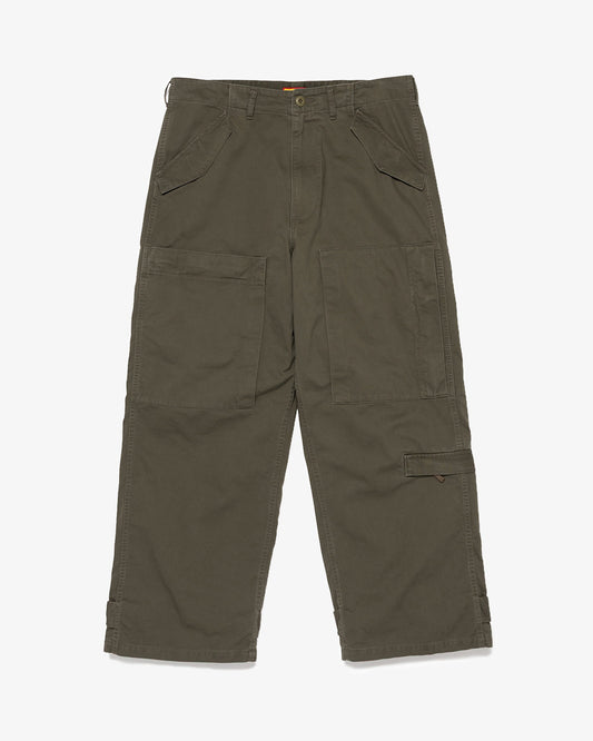 Human Made Wide Military Pants Olive Drab