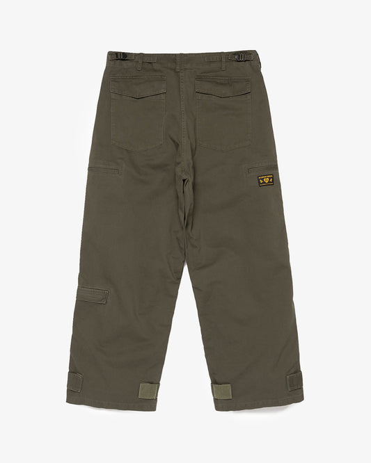 Human Made Wide Military Pants Olive Drab