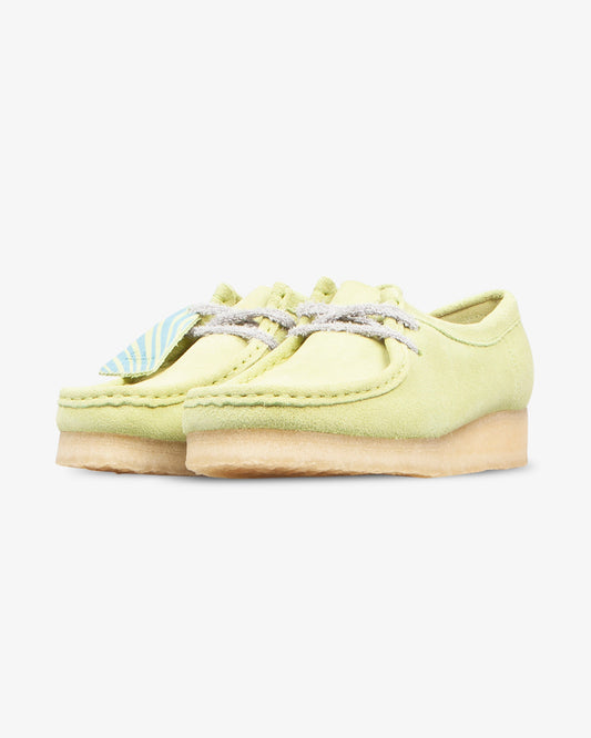 Clarks Originals Wallabee Pale Lime Suede