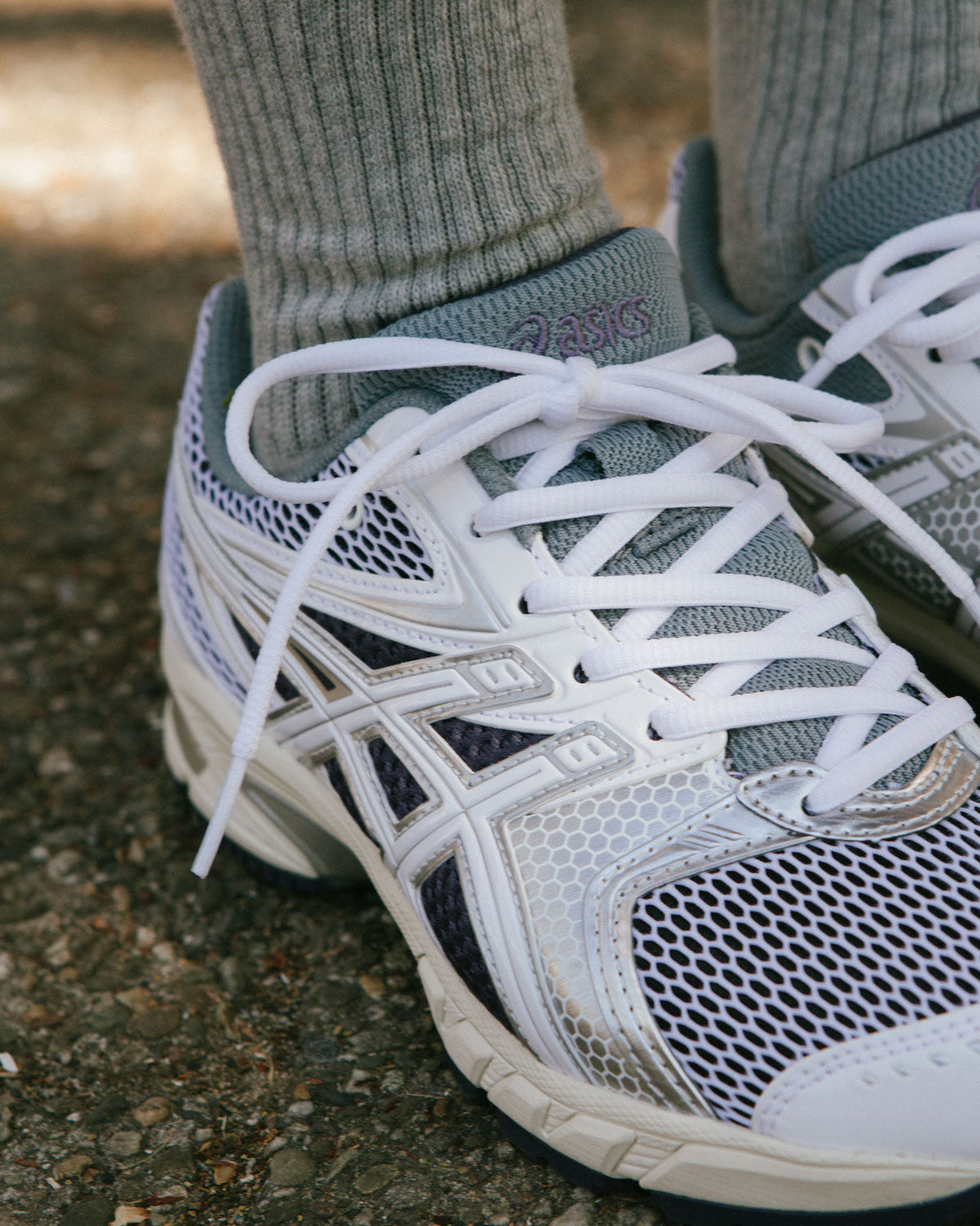 asics GEL-DS TRAINER 14 WHITE/PURE SILVER 国内発送 asics GEL-DS TRAINER 14 WHITE/PURE SILVER（アシックス ゲル