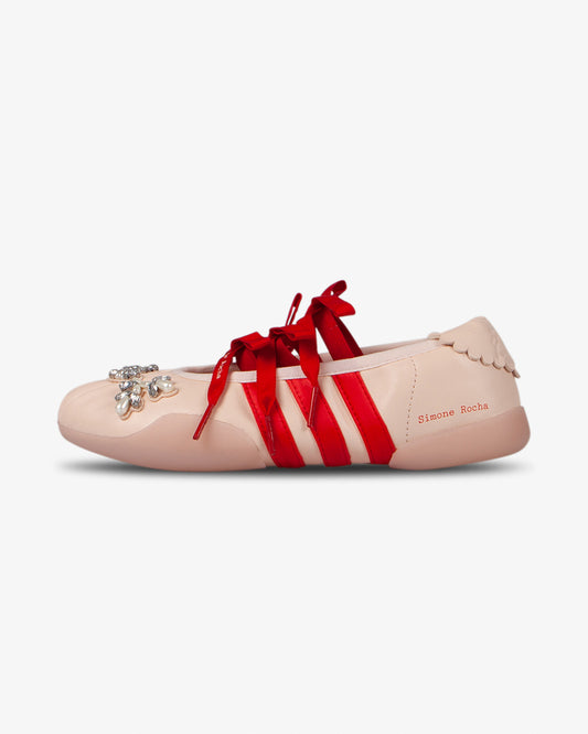 adidas x Simone Rocha TKD BLRN Leather Pink Tint/Better Scarlet