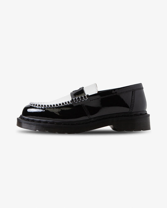 Dr. Martens Penton Heart Black/White Patent Lamper Loafer