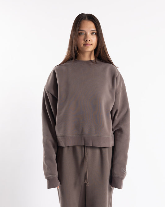 Jordan x IH Essentials Crop Sweater Cave Stone