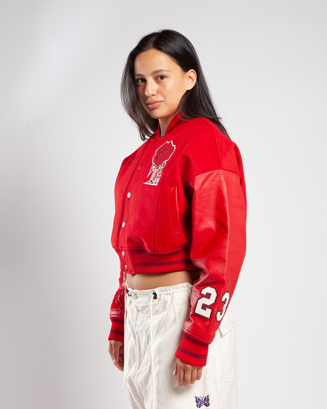 Maha - Jordan x Teyana Taylor WMNS Varsity Jacket Red