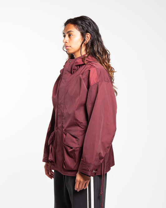Kijun Arcade Pocket Parka Burgundy