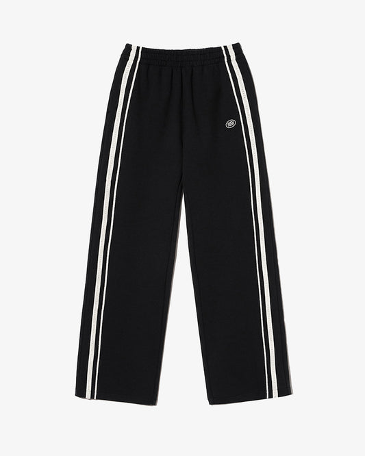 Kijun Double Line Track Pants Black