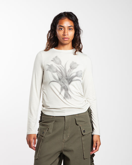 Kijun Romantic Jersey Top Sage