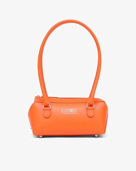 MM6 Maison Margiela Bauletto Shoulder Bag Mini Orange, front view