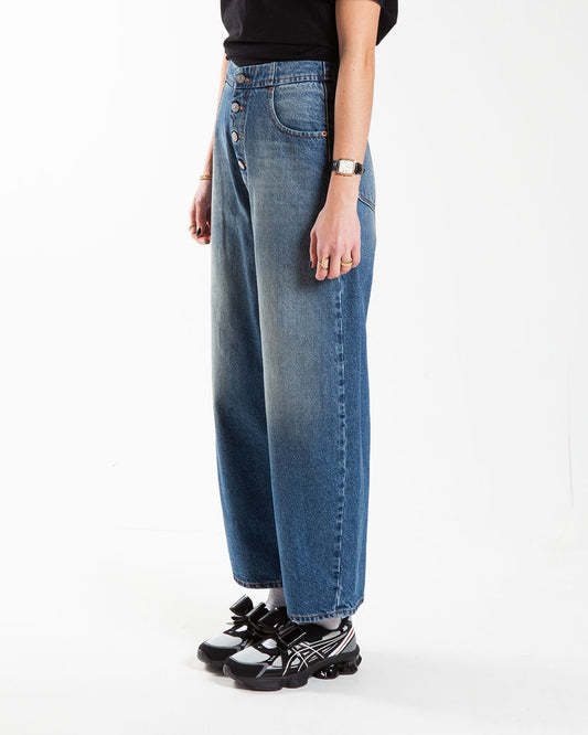 MM6 Maison Margiela Button Up Pants Medium Blue