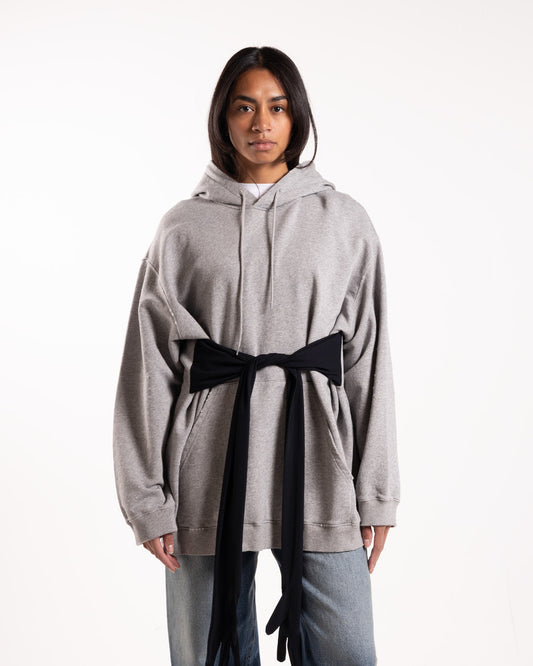 MM6 Maison Margiela Hoodie Midi Dress Grey
