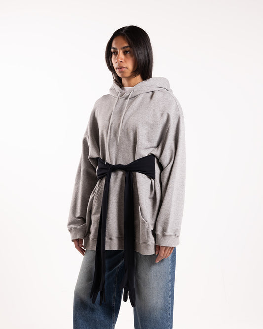 MM6 Maison Margiela Hoodie Midi Dress Grey