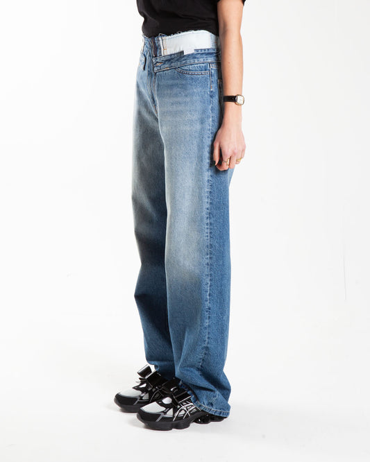 MM6 Maison Margiela Inside Out Pocket Pants Blue