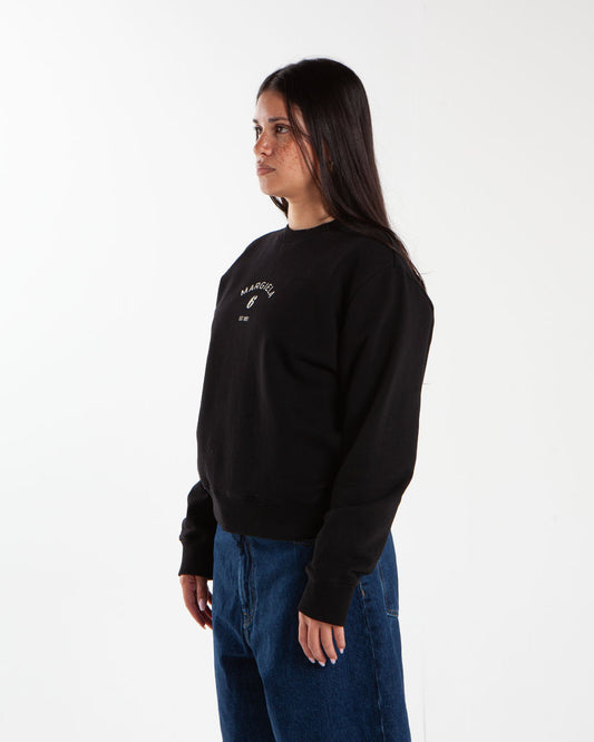MM6 Maison Margiela Logo Sweatshirt Black