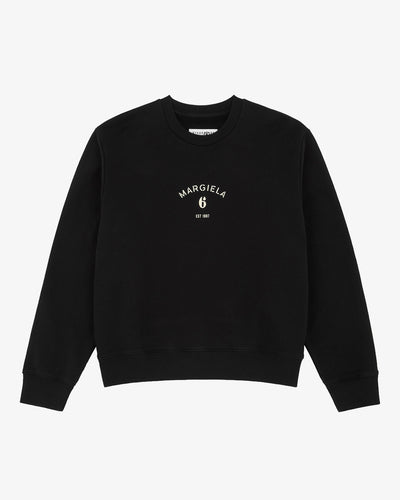 MM6 Maison Margiela Logo Sweatshirt Black