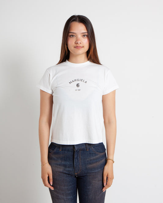 MM6 Maison Margiela Logo T-Shirt White