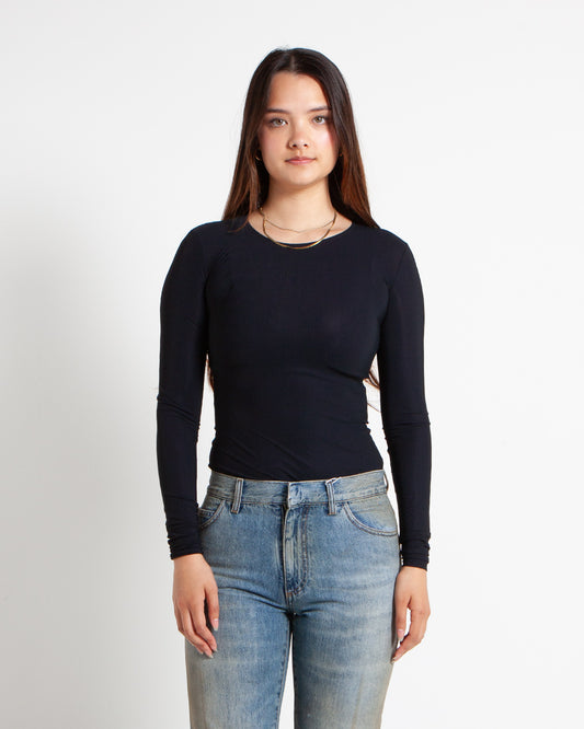 MM6 Maison Margiela Longsleeve Body Black