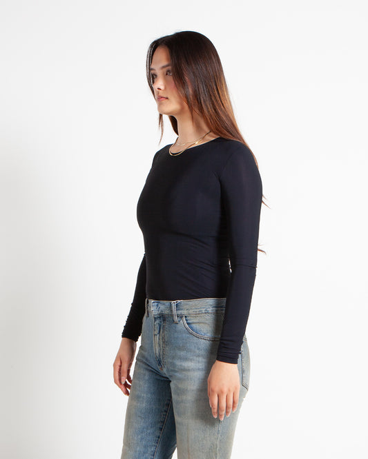 MM6 Maison Margiela Longsleeve Body Black