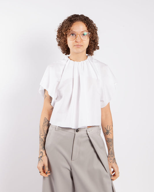 MM6 Maison Margiela Short-Sleeved Top White