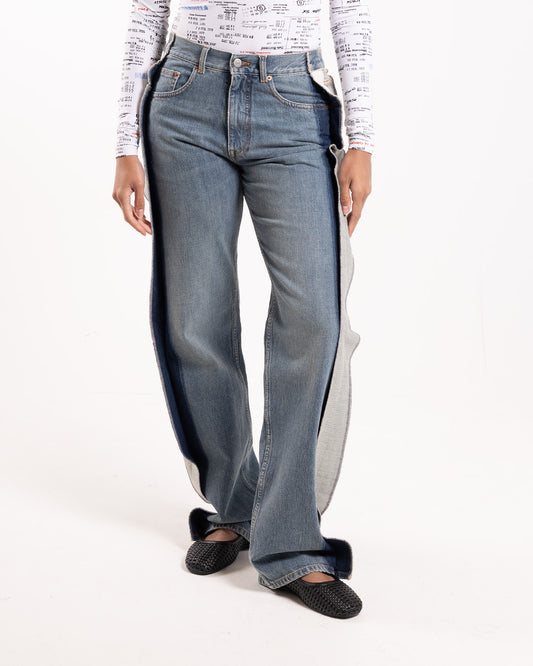 MM6 Maison Margiela Straight Leg Jeans Blue