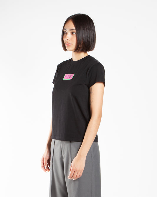 MM6 Maison Margiela T Shirt Black Pink